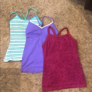 Lululemon tank top bundle of 3 (1821)